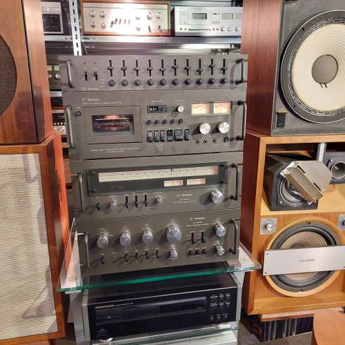 Technics Anlage Japan 1975 mit Plattenspieler